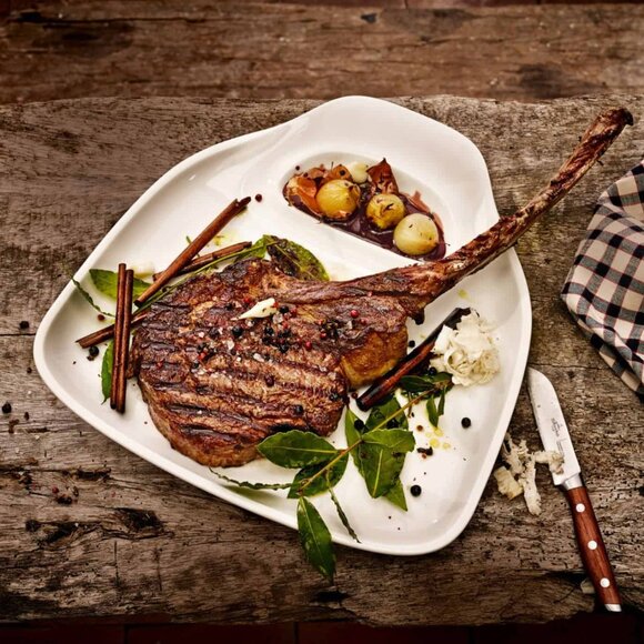 Villeroy & Boch BBQ Passion Steak Plate, Set of 2 - Picture 1 of 6